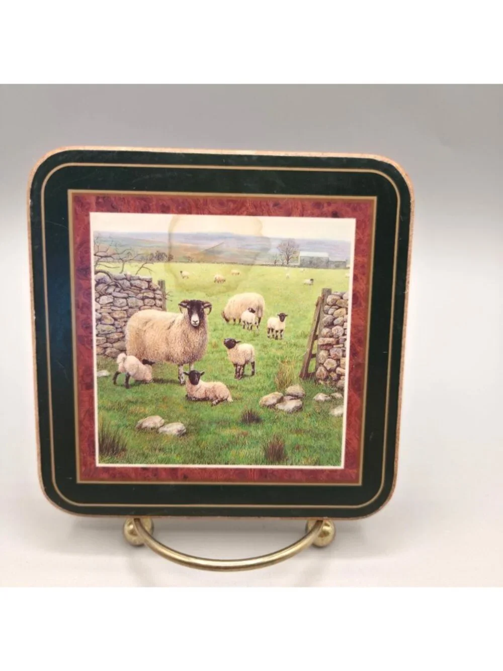 All Creatures Great & Small James Herriot Coasters With Green Borders Set of 6